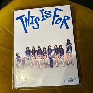 Twice This is For Album - Book, CD, Poster (no photocards) - Like new